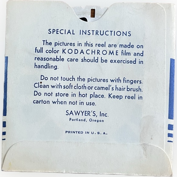 🎈2/$20 - VIEW-MASTER 219 “HOLLYWOOD. California, U.S.A.” Reel. - Picture 3 of 3